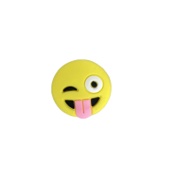 Джибитс Smiley Желтый смайлик с языком