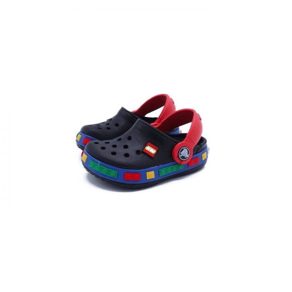 Детские Кроксы Crocs Kids' Crocband LEGO Dark Blue/Red