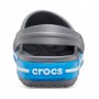Кроксы Crocs Crocband "Charcoal/Ocean" (Серый)