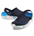 Сабо Кроксы Crocs LiteRide™ Clog Navy/White Клякса
