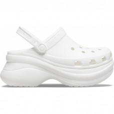Женские Кроксы на платформе Crocs Classic Bae Clog White