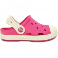Детские Кроксы Crocs Kids Bump It Clog Pink