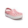 Женские Сабо Кроксы Crocs Platform "Blossom/White" (Розовый)
