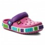Детские Кроксы Crocs Kids’ Crocband LEGO Fuchsia Purple