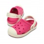 Детские Кроксы Crocs Kids Bump It Clog Pink