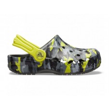 Детские кроксы Crocs Kids' Baya Clog Volt Вlack/Сamouflage/Green Детские кроксы Crocs Kids' Baya Clog Volt Вlack/Сamouflage/Green
