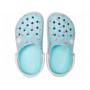 Детские Кроксы Crocs Kids' Crocband Clog Multi-Graphic Blue