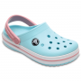 Дитячі Крокси Crocs Kids' Crocband Kids Ice Blue/White