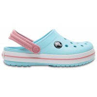 Детские Кроксы Crocs Kids' Crocband Kids Ice Blue/White