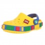 Детские Кроксы Crocs Kids' Crocband LEGO Yellow/Sea/Blue