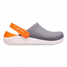 Дитячі Крокси Crocs Kids' LiteRide™ Clog Grey/Orange