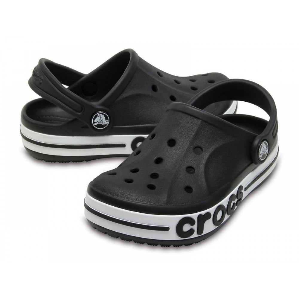 Детские кроксы Crocs Kids' Bayaband Clog Volt Вlack