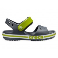 Дитячі Крокси Сандалі Crocs Bayaband Sandal Kids Charcoal