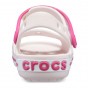 Дитячі Крокси Сандалі Crocs Crocband Sandal Kids Barely Pink