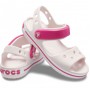 Дитячі Крокси Сандалі Crocs Crocband Sandal Kids Barely Pink