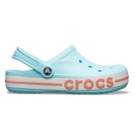 Женские Кроксы  Сабо Crocs Bayaband Clog Ice/Blue