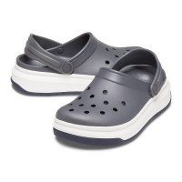 Чоловічі Крокси на товстій підошві Crocs Crocband Full Force Clog Grey/White