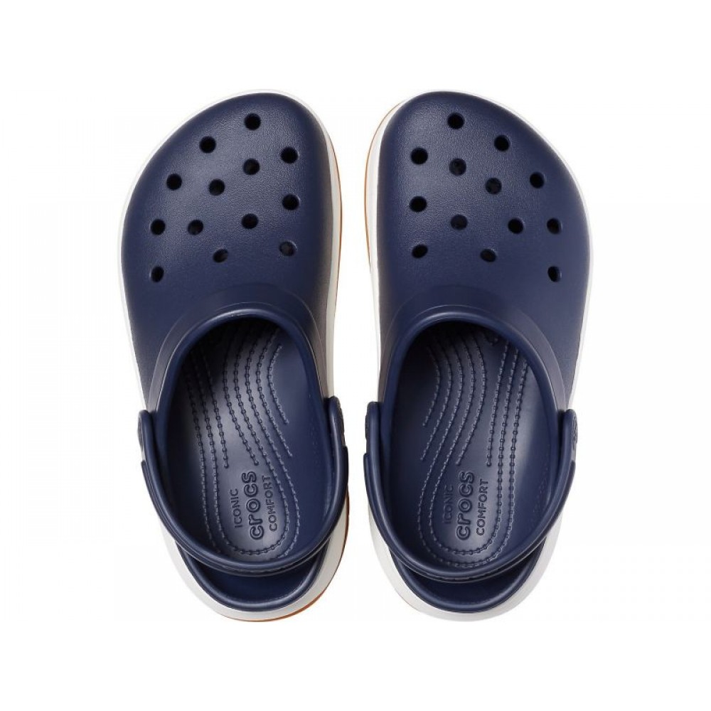 Кроксы crocs crocband blue white - 4OF