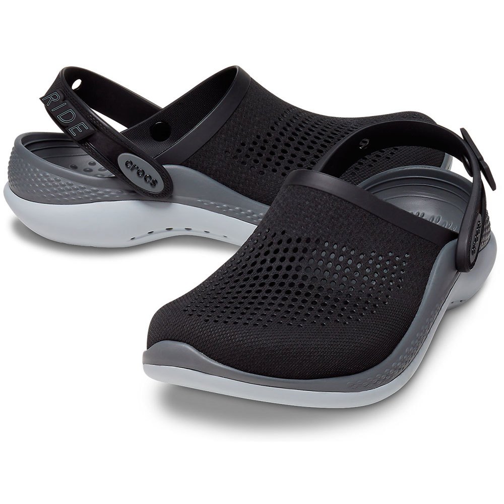 Сабо Кроксы Crocs LiteRide™ 360 Clog Light Black/Slate Grey