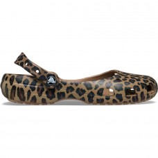 Кроксы Crocs Classic Animal Ballet Sepia/Leopard 