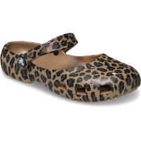 Кроксы Crocs Classic Animal Ballet Sepia/Leopard 