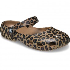 Кроксы Crocs Classic Animal Ballet Sepia/Leopard 