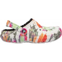 Зимові утепленні Крокси Сабо Crocs Classic Lined Tie Dye Black/Multi