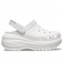 Женские Кроксы Сабо Crocs Classic Mega Crush White