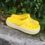 Кроксы Crocs Crocband Clog "Lemon/White" (Ярко-желтый)