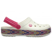 Жіночі крокси Crocs Crocband Gallery Clog White/Crimson
