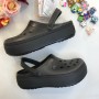 Женские Сабо Кроксы Crocs Platform Clog Black