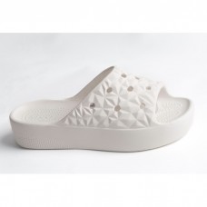 Женские Кроксы Crocs Slide Geometric White