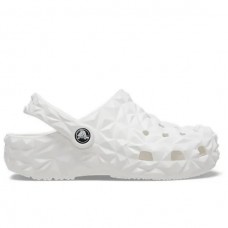 Детские Кроксы Сrocs Classic Kids Geometric White