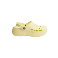 Женские Кроксы на Платформе Crocs Baya Platform Ivory