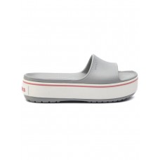 Жіночі Крокси на платформі Crocs Crocband Platform Slide Grey