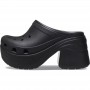 Женские Кроксы на платформе Crocs SIREN Clog Black