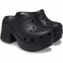 Женские Кроксы на платформе Crocs SIREN Clog Black