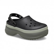 Крокси Crocs Classic Platform Stacked Clog Black