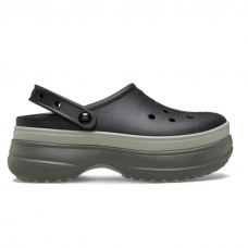 Крокси Crocs Classic Platform Stacked Clog Black