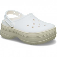 Крокси Crocs Classic Platform Stacked Clog White