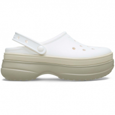Крокси Crocs Classic Platform Stacked Clog White