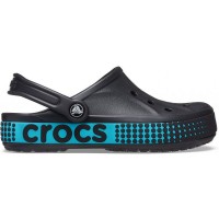 Кроксы Сабо Crocs Bayaband Logo Motion Clog Volt Black/Blue