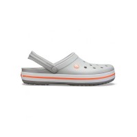 Крокси Crocs Crocband Light Grey/Bright Coral