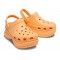 Женские Кроксы на платформе Crocs Classic Bae Clog Orange