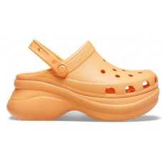 Женские Кроксы на платформе Crocs Classic Bae Clog Orange