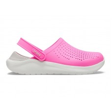 Женские Сабо Кроксы Crocs LiteRide™ Clog Crimson/Grey/White