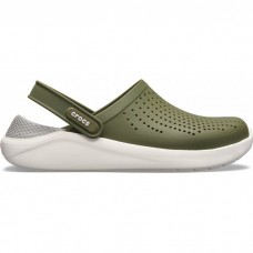 Сабо Кроксы Crocs LiteRide™ Clog Army White/Khaki