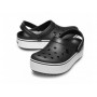 Женские Сабо Кроксы Crocs Platform Black/White