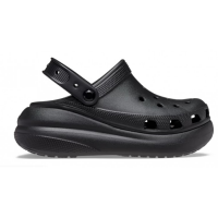 Жіночі крокси Класичні Сабо Crocs Crush Platform Black 