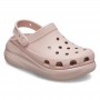 Женские кроксы Классические Сабо Crocs Crush Platform Shimmer Pink